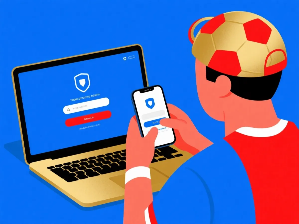 官方註冊安全入口示意圖